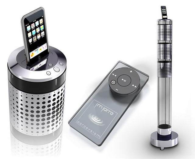 Enceinte Dock iPod JARRE AeroSystem One Argent 285€ livrée