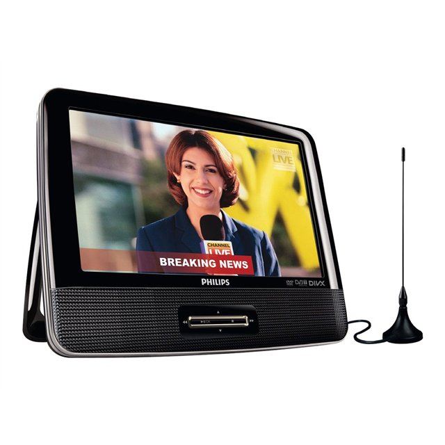 Philips PD9003 Lecteur DVD portable voiture 9" DivX USB et TNT à -55% 69€ livré