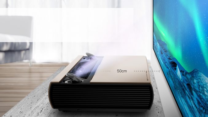 JMGO SA, Un nouveau videoprojecteur bord de mur LASER et Android 