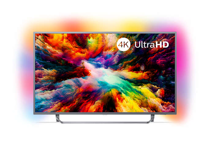 TV PHILIPS ANDROID TV 55 Pouces 4K 55PUS7303 AMBILIGHT à 559€