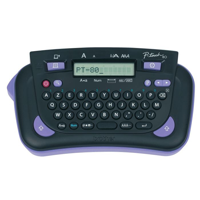 Brother étiqueteuse électronique clavier complet P-Touch80 2€99 !