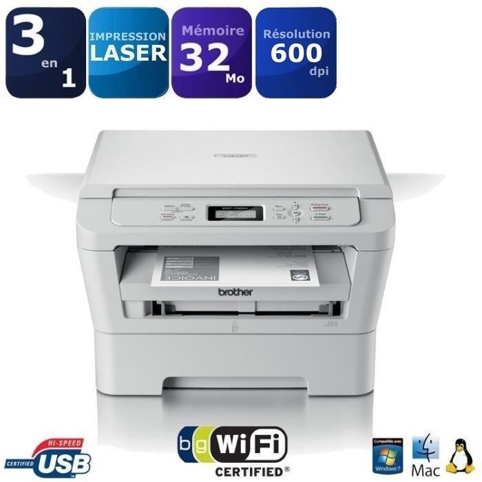 Imprimante multifonction Laser Brother DCP-7055 + toner TN-2010 à 49€90 livré (ODR)