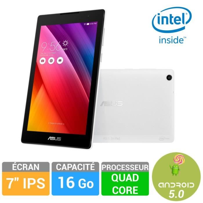 Asus ZenPad Z170C 7" 16Go Blanc remboursée 100% en bon d'achat
