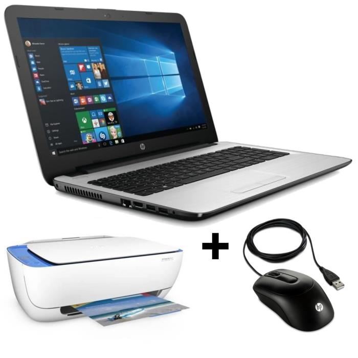 Pack PC Portable 15,6 HP core-i3 500 GO imprimante et souris 299€99 après ODR !