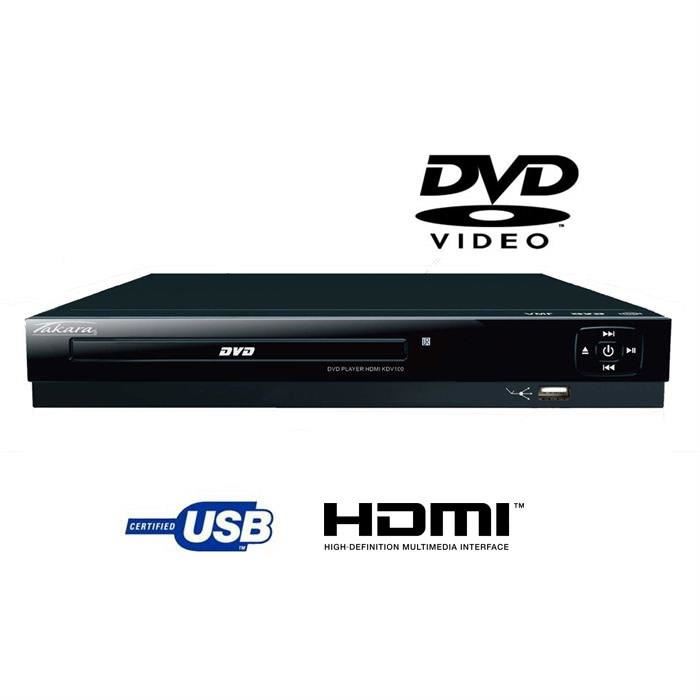 Lecteur DVD HDMI USB TAKARA KDV98 9€99 !