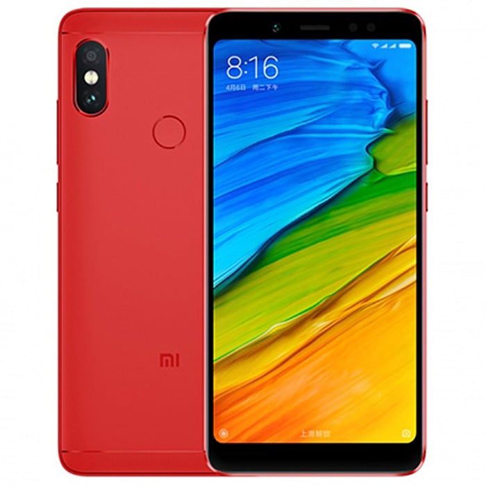 Black Friday Xiaomi Redmi Note 5 ROUGE 5.99 pouces 18:9, Snapdragon 636, double APN de qualité, 3/32GO à 133€50
