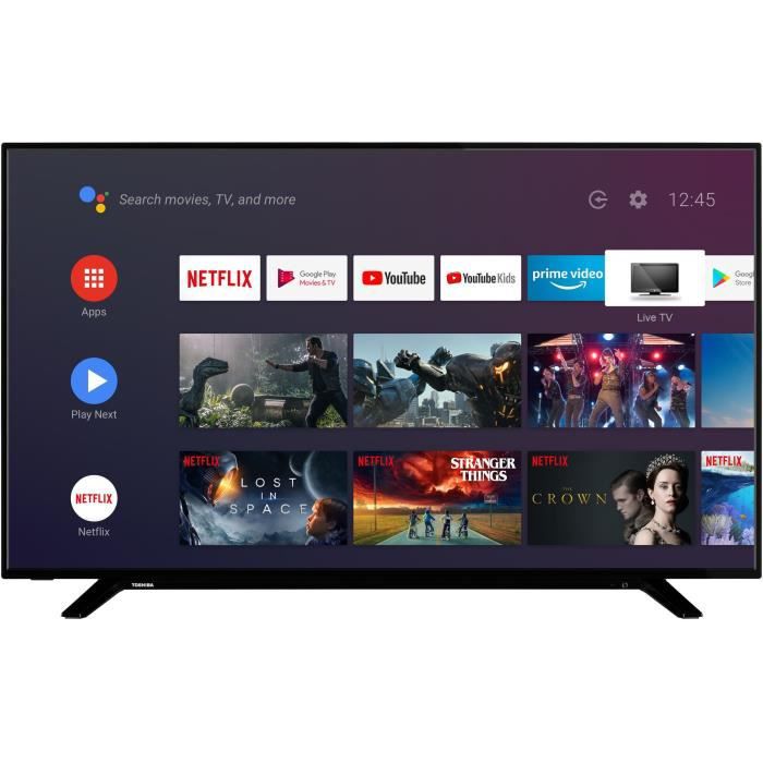TV TOSHIBA 50UA2063DG 50 Pouces 4K AndroidTV à 299€