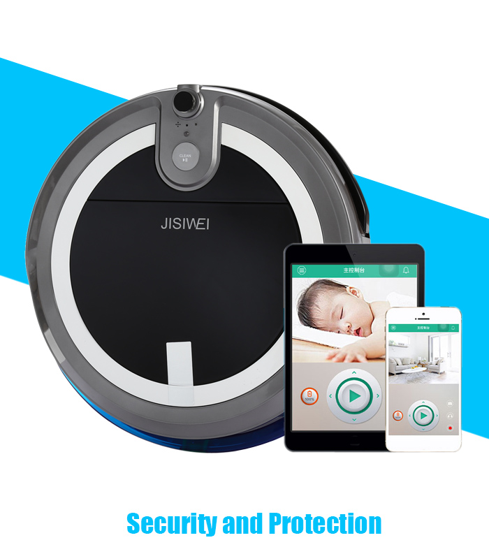 Aspirateur Robot Smart Robotic JISIWEI I3, Wifi, caméra, mode serpillière à 96€80 stock Europe