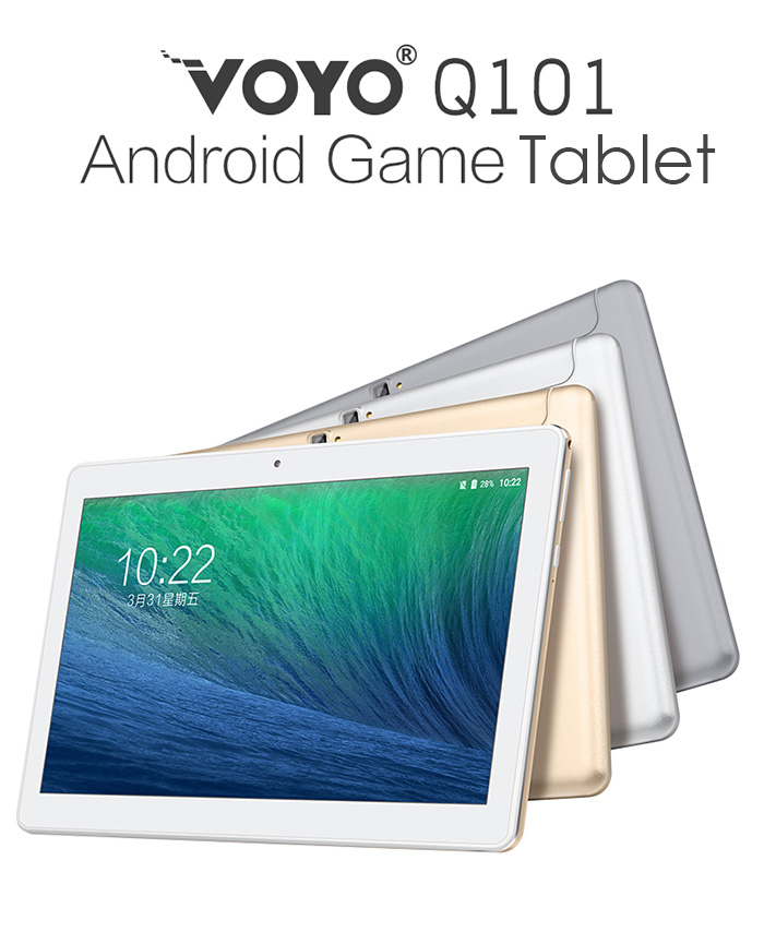 Tablette 10 pouces Voyo Q101, 10 pouces, 8 coeurs, 2/32GO, Android 7 et 4G à 90€94 Stock Europe