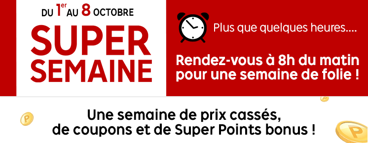 Maj Supersemaine Priceminister -30€ pour 250€ d'achat 