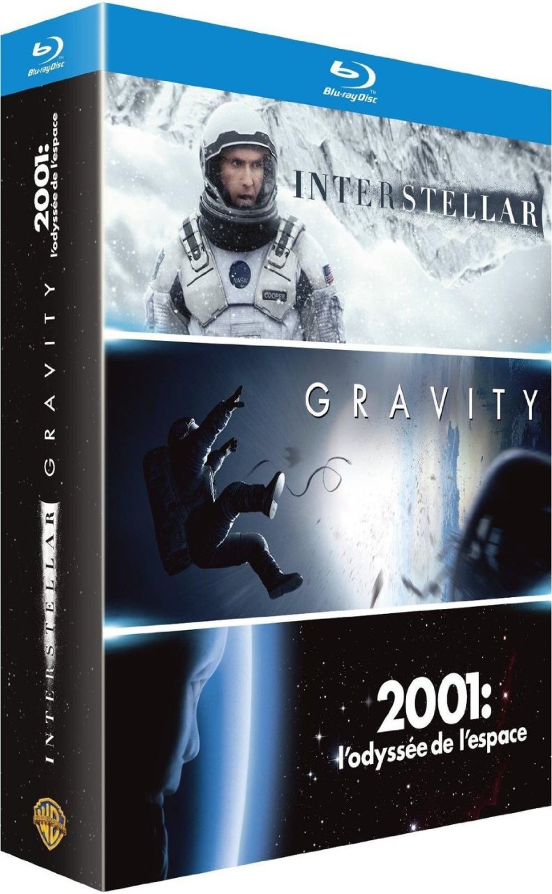 Interstellar + Gravity + 2001, l'odyssée de l'espace en Blu-ray à 7€99