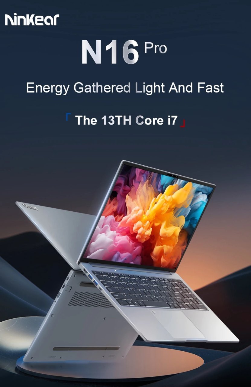 Ninkear N16 Pro un PC portable puissant , Core i7-13620H, 32GO ram, SSD 2TO, écran 165 Hz à seulement 529€ stock EU