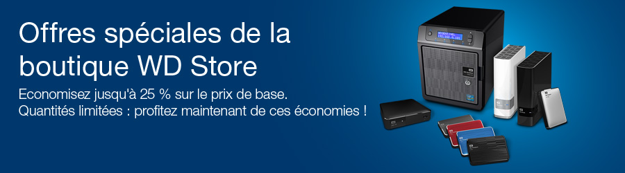 Western Digital Disque dur 4TO externe 104€99 livré