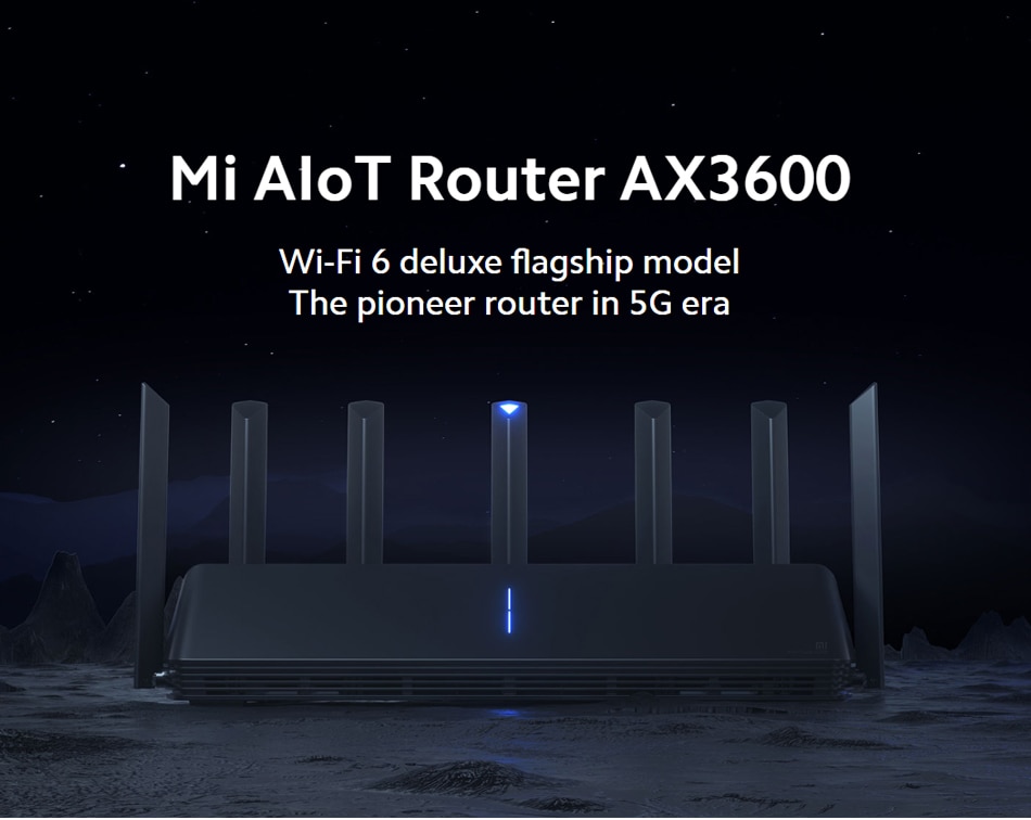 Routeur Wifi 6 Xiaomi AX3600 Gigabit et Mesh, Version Globale Entrepôt Pologne à 60€78