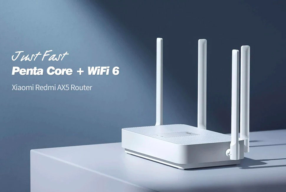 Xiaomi Redmi AX5, le moins cher des routeurs WIFI 6 / MESH à 39€56