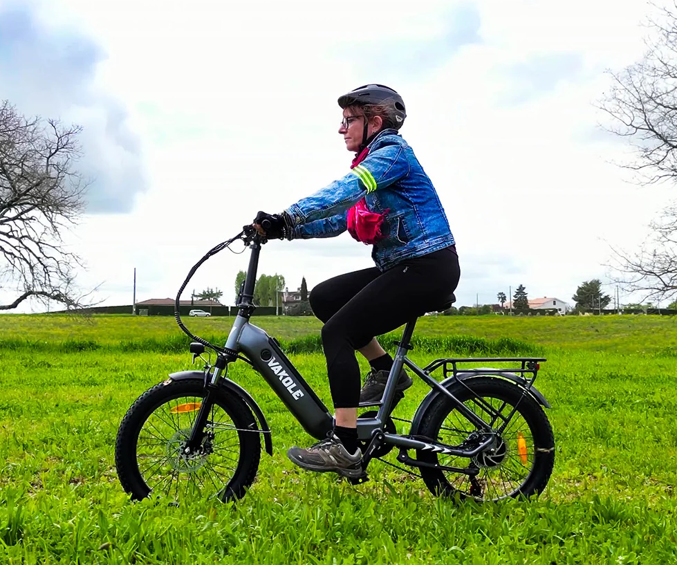 Le Vakole VT4, Fat Bike électrique pliant à cadre ouvert, 819€ Stock EU