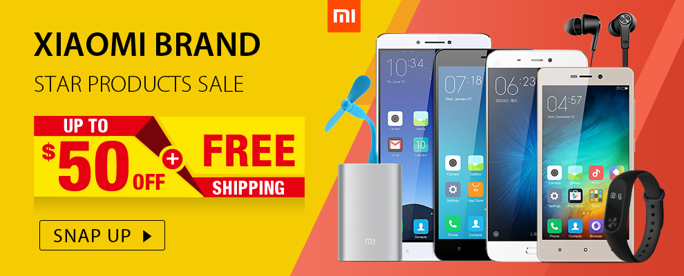 Promotion sur la gamme Xiaomi chez Tinydeal