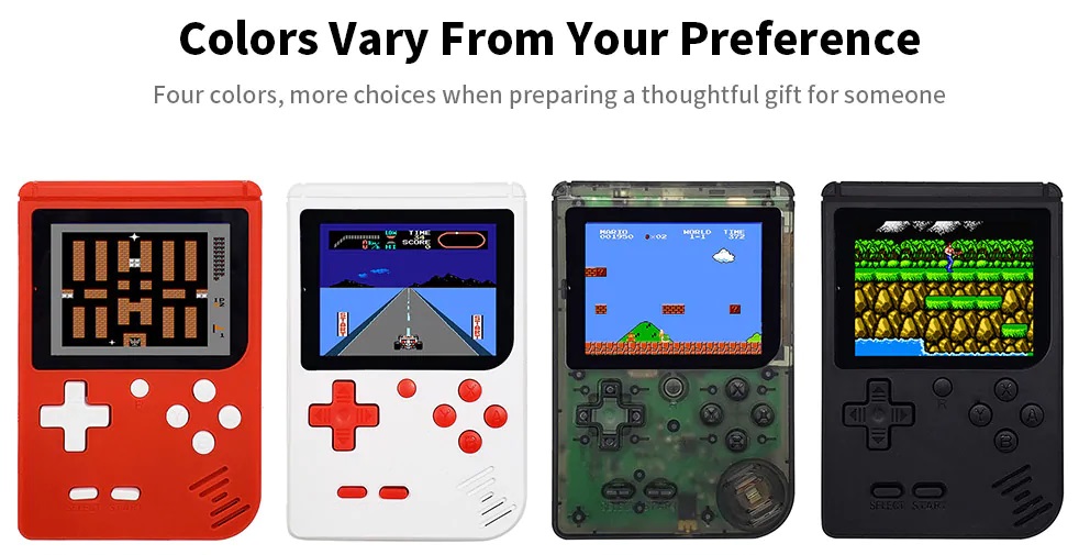Mini console portable Retrogaming FC280 400 jeux type Gameboy, deux joueurs à 14€40