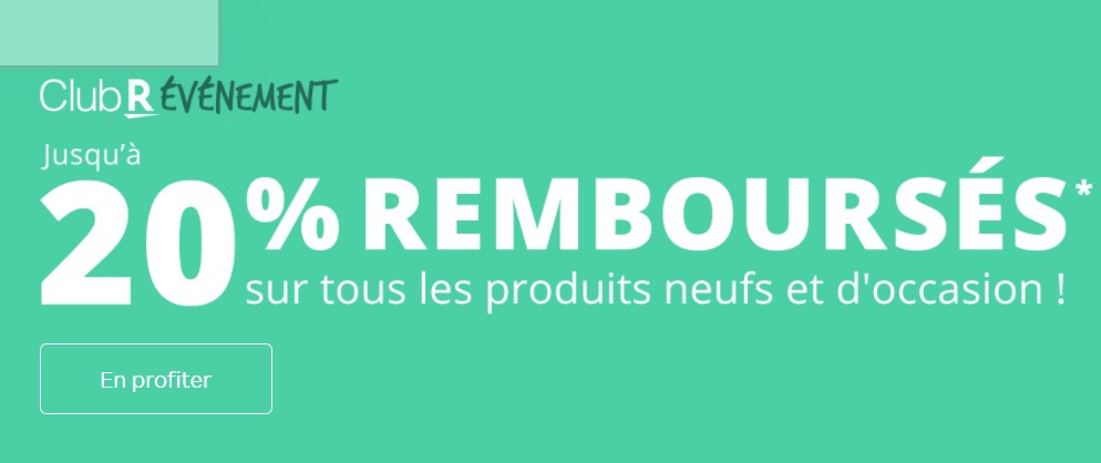 Rakuten MegaPeak, jusque 20% offerts en bon d'achat ce mercredi en Rakuten Points selon les statuts